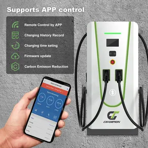 Groothandel Prijs Ce Module 60kw Naar 240kw Ev Oplader Station Dual Gun Commerciële Ccs Chademo Gbt App Snelle Ev Oplaadstations