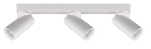 Striscia luminosa a 3 luci in alluminio modello Bremen GU10 (Jueric 10377) - Product Image 1