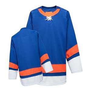 2025 Diseño de sublimación para hombres Logotipo personalizado Jersey de hockey sobre hielo Camisas bordadas Jersey cosido - Product Image 5