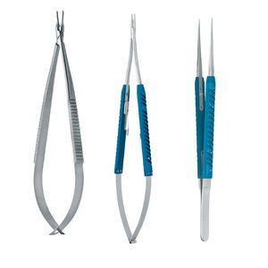 Instrument médical Castroviejo, porte-aiguille micro-ophtalmique, forceps réutilisable, outils chirurgicaux manuels de classe II, CE, acier inoxydable MOL - Product Image 6