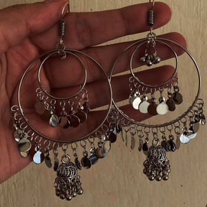 2024 nouveaux modèles bas quantité minimale de commande indien traditionnel Antique Style afghan oxydé Jhumka Bali boucles d'oreilles bijoux personnalisés pour les femmes - Product Image 5