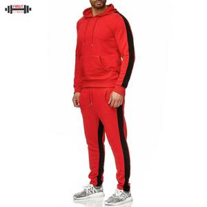 High Quality Custom Logo <b>Men's</b> Winter Hooded Tracksuit Set 100% Cotton Breathable <b>Fleece</b> Jacket <b>Shorts</b> Jogger Pants Wholesale - Product Image 5