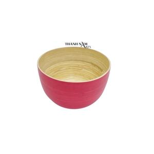 2023 Customizable Eco-Friendly Lacquer Bamboo Disposable Kitchenware Soup Salad Bowls Waterproof Strong Construction <b>Vintage</b> - Product Image 2