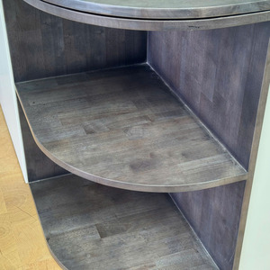 Mostrador de Recepción Moderno y Lujoso en Forma de L, Madera Natural BLT68019, Duradero y Ajustable, para Hoteles, Gimnasios, Escuelas, Spas, Hospitales, Oficinas y Centros Comerciales - Product Image 6