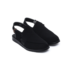 Chappal Peshawari Kheri en cuir véritable fait à la main pour hommes bonne qualité Chappal Peshawari pour hommes en couleur unie - Product Image 6