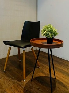Petite Table d'appoint ronde en bois pour salon, Simple et à la mode - Product Image 6
