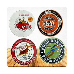 OEM Manufacturer <b>Retro</b> Advertising <b>Signs</b> Metal Craft Porcelain Enamel Sign Board with Custom Logo Printing from India - Product Image 3