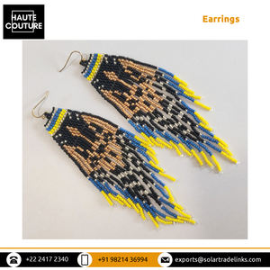 Gran Venta de cuentas hechas a mano, pendientes de borlas de linterna hechos a mano a la venta del fabricante indio líder para compradores a granel - Product Image 6