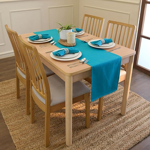 ผ้าปูโต๊ะปักลาย ดีไซน์ใหม่ ขายดี ผ้าฝ้ายแท้ 100% ปรับความยาวและกว้างได้ตามต้องการ - Product Image 2