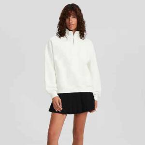 Ventas calientes Jogging Mens Half Zip Up Sudadera Sudaderas con capucha Custom Casual Fleece Pullover 1/4 Zip Sudadera para hombres - Product Image 2