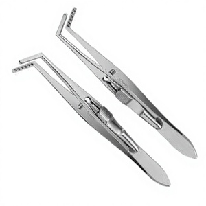 High Quality Microsurgery 1x <b>Silver</b> JAMESON MUSCLE FORCEPS 4 inch, 7 Teeth Holes 14mm Reusable BY <b>DADDY</b> D PRO CE ISO 9001 /13485 - Product Image 1