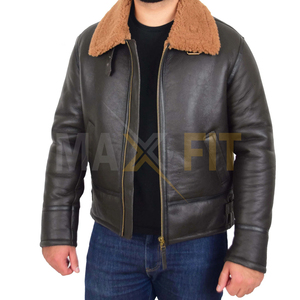 2024 MAXFIT ENTERPRISES Logo personnalisé imprimé veste en cuir Pakistan fait vente chaude col montant hiver toile tissu - Product Image 5