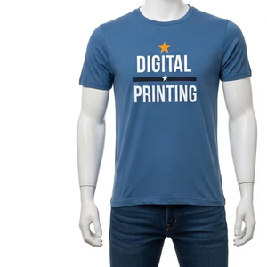 เสื้อยืดพิมพ์ลายคอกลมของผู้ชายผ้าโพลีเอสเตอร์เนื้อนุ่มเสื้อผ้าถักเปียพิมพ์ดิจิตอลสวมใส่สบายระบายอากาศได้ทุกวัน - Product Image 2