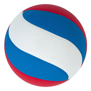 Pelota de voleibol inflable de PU roja Original OEM al por mayor tamaño 5 suave al tacto entrenamiento interior/exterior tendencia en voleibol 2025 - Product Image 4