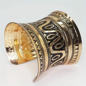 Handmade Luxury Fine Brass Cuff Bracelet Adjustable Wide Wrist Bangle with Heart Shape Fashion Jewelry <b>Statement</b> for Gifts - Product Image 6