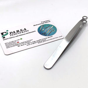 2025 nouveauté trou pointe pince à épiler en acier inoxydable sourcils pince à épiler avec étiquette privée facile cueilleur de cheveux pince à épiler - Product Image 5