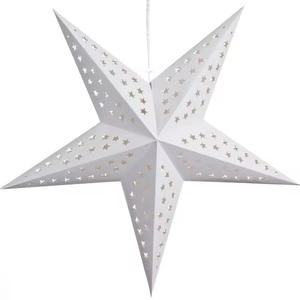 Decoración navideña para el hogar 3D piedra blanca hierro colgante inicio adornos decoración árbol de Navidad estrella dorada Decoración - Product Image 6