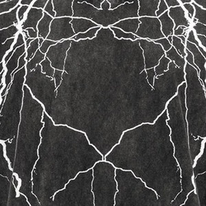 เสื้อยืดโอเวอร์ไซส์สไตล์วินเทจของผู้ชาย2024 100% ผ้าฝ้ายฟอกสีคอจำลองสำหรับสตรีทแวร์ & ฮิปฮอป - Product Image 5