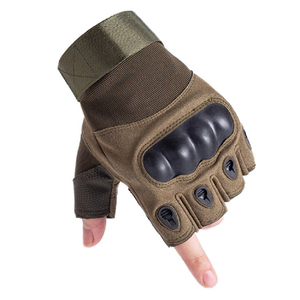 Nouveau doigt complet en caoutchouc dur Knuckle Sports de plein air Camping randonnée moto gants tactiques - Product Image 3