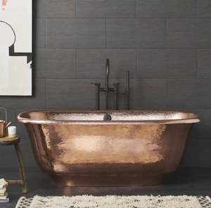 Bañera de Cobre Esculpida Moderna para Hogar, Hotel o Villa a Precio de Mayoreo, Sofisticación Esculpida, El Artesano - Product Image 3