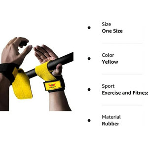 Empuñaduras de gimnasia OEM con correas de algodón para levantamiento de pesas, empuñaduras de gimnasia de alta calidad, logotipo personalizado, resistente - Product Image 6