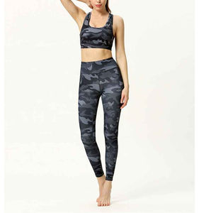 Soutien-gorge et pantalon en nylon de haute qualité pour femmes ensemble de gymnastique mode Sublimation Sports OEM Yoga Wear Plus Size Gym Wear - Product Image 1