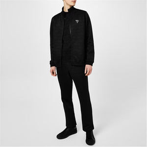 Elegante chándal ajustado para ropa informal Chándal de secado rápido con pantalones de cintura elástica Chándal clásico con cremallera completa - Product Image 1