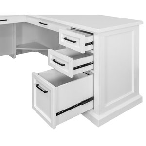 Elrose L-Shaped Executive <b>Desk</b> DESK2-0062 Engineered Wood Computer <b>Desk</b> - Product Image 2