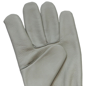 Logo personnalisé Gants de conduite en cuir Meilleurs gants de soudage en cuir Résistance à l'arrivée Sécurité raisonnable Gants de conduite Chaleur - Product Image 3