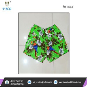 Pantalones Cortos de Playa para Hombre, Cintura Elástica, 100% Poliéster, Antiarrugas, Transpirables, de Secado Rápido, Estilo Casual de Verano 2023, Más Vendidos - Product Image 5