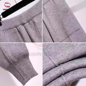 Factory Price Fleece Trousers Custom Sizes Colors Men's Fleece Sweatpants Winter Washed Running Men's <b>Pants</b> & Trousers - Product Image 5