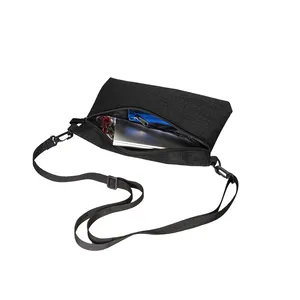 Borsa Promozionale Personalizzabile in Tessuto Melange 600D, Borsa a Tracolla Personalizzabile per Gadget - Product Image 2