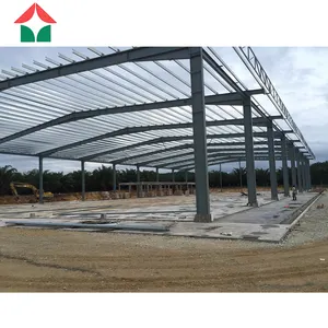 装配式建筑预制可持续高品质大跨度金属框架车间钢结构仓库
