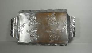 ถาดเสิร์ฟโลหะอลูมิเนียมบริสุทธิ์ดีไซน์แบบโบราณชิ้นเดียวราคาไม่แพงมาก - Product Image 3