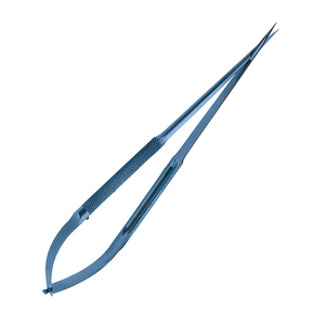 Microtijeras de titanio de alta calidad, instrumento neuroquirúrgico recto de precisión de 21cm - Product Image 5