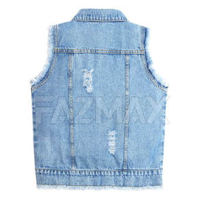 Chaleco vaquero para hombre de la mejor calidad, gran oferta 2025, chaleco vaquero para hombre, chaleco vaquero para hombre de nuevo diseño a la venta - Product Image 2