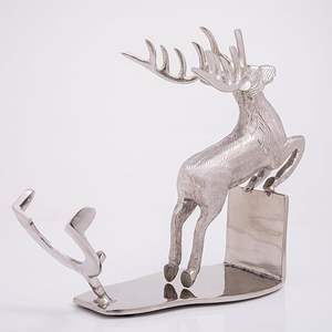 Soporte moderno para botella de vino de hierro con forma de animal simple utilizado para regalos de oficina uso personal y exhibiciones elegantes para el hogar - Product Image 6