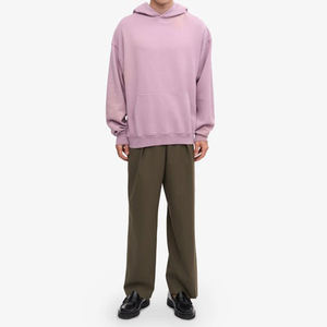 Sweat à capuche épais de haute qualité 100% coton pull à capuche Logo personnalisé DTG imprimer surdimensionné polaire vierge unisexe sweat à capuche personnalisé pour hommes - Product Image 5