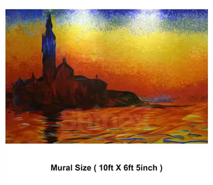 ภาพจิตรกรรมฝาผนังแก้วโมเสคขนาด10มม. ออกแบบอย่างประณีตเป็นมิตรต่อสิ่งแวดล้อมติดผนังภายในวิลล่า - Product Image 2