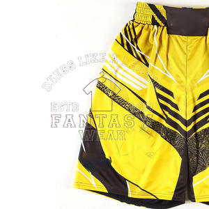 FANTASY WEAR 2026 Vente en gros de shorts de combat MMA personnalisés imprimés en couleur, shorts d'arts martiaux imprimés en couleur, certifiés CE ISO - Product Image 3