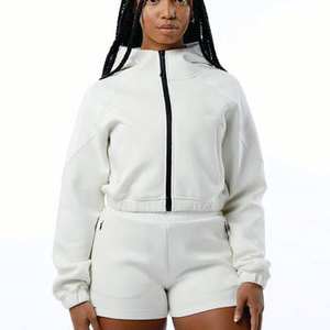 Conjunto de pantalones de dos piezas, chándales de mujer, trajes de Jogger con capucha, conjunto de pantalones de chándal de 2 piezas - Product Image 1