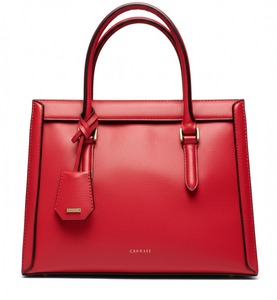 Authentic Women's Casual Style Genuine Sheep Leather <b>Tote</b> Handbag with <b>Zip</b> Closure Casual Accessory - Product Image 1