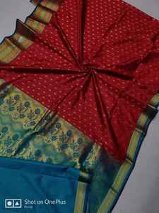 Style moderne de mariage, fiançailles, vêtements de fête, styliste Durga Puja spécial Katan Banarasi mysoro soie Saree femmes à la mode - Product Image 5