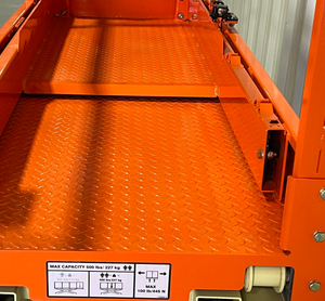 Livraison gratuite, plateforme élévatrice à ciseaux électrique JLG 1930ES, système hydraulique complet, plateforme aérienne de construction, couleur orange, capacité de 120 kg - Product Image 6