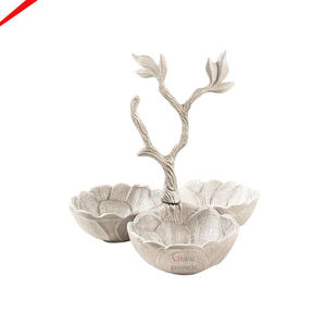 ถ้วยน๊อตโลหะเครื่องปรุงรสเงินโบราณทำจากอลูมิเนียมที่สวยที่สุด - Product Image 1