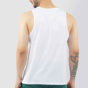 Summer Wear Men Casual Tank Top Breathable 100% Cotton Made Activewear Sleeveless Gym Undershirt - Product Image 2