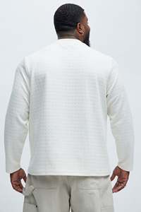 เสื้อยืดคอกลมแขนยาวทรงบ็อกซี่สำหรับผู้ชาย ผ้าโพลีเอสเตอร์ผสมสแปนเด็กซ์ 240 กรัม เนื้อผ้าเจอร์ซีย์เดี่ยว ระบายอากาศได้ดี ไม่เป็นขุย ไม่ยับ รับสั่งทำพิเศษ - Product Image 3