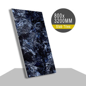 Carreaux de dalle 800x3200mm grande pierre de marbre polie émaillée 80x320 carreaux de mur de luxe en porcelaine carreaux de dalle de cuisine moderne - Product Image 1