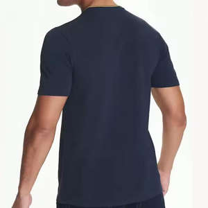 2025เสื้อยืดคอกลมสำหรับผู้ชายทรงโอเวอร์ไซส์ทำจากผ้าฝ้าย100% เสื้อยืดโลโก้แบบปรับแต่งได้ใส่สบาย - Product Image 6