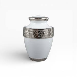 Soft Sky Blue Matte Finish Cremation Urn with Matching Lid and Minimal Design for Peaceful <b>Memorial</b> Display - Product Image 6